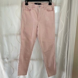 Hollister High Rise Cropped Jeans, Pink